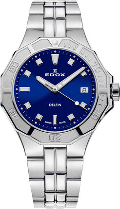 Edox Delfin The Original Diver Date Lady 53020 3M BUN