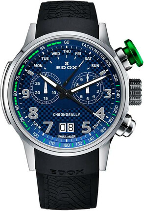 Edox Chronorally Chronograph 38001 TINV BUV3