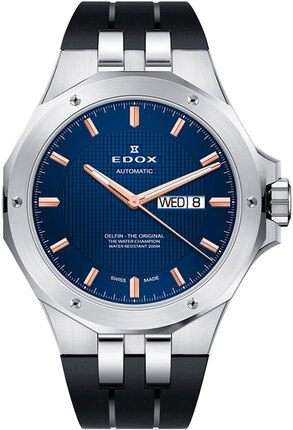 Edox Delfin The Original Day Date Automatic 88005 3CA BUIR