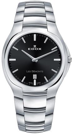 Edox Les Bemonts Ultra Slim Date 56003 3 NIN