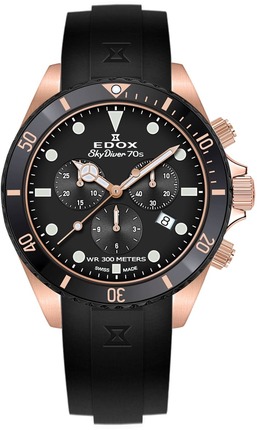 Edox SkyDiver 70s Chronograph 10238 37RNNCA NI