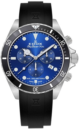 Edox SkyDiver 70s Chronograph 10238 3NCA BUI