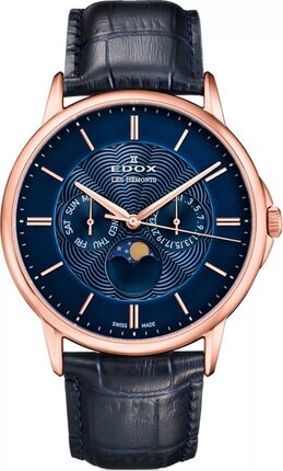 Edox Les Bemonts Multifunction Moon Phase 40002 37R BUIR