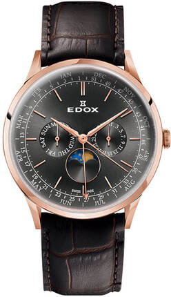 Edox Les Vauberts Annual Calendar 40101 37RC GIR