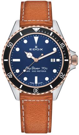 Edox SkyDiver 70s 53017 357RNC BUI