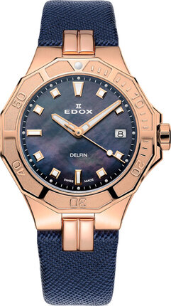Edox Delfin The Original Diver Date Lady 53020 37RC NANR
