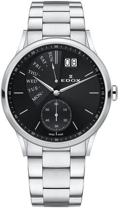 Edox Les Vauberts Day Retrograde 34500 3M NIN